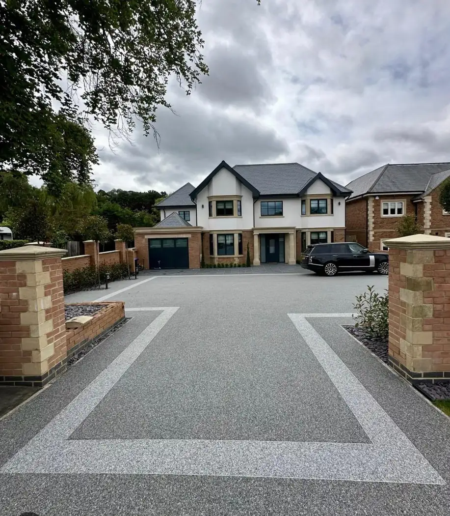 Resin bound driveway