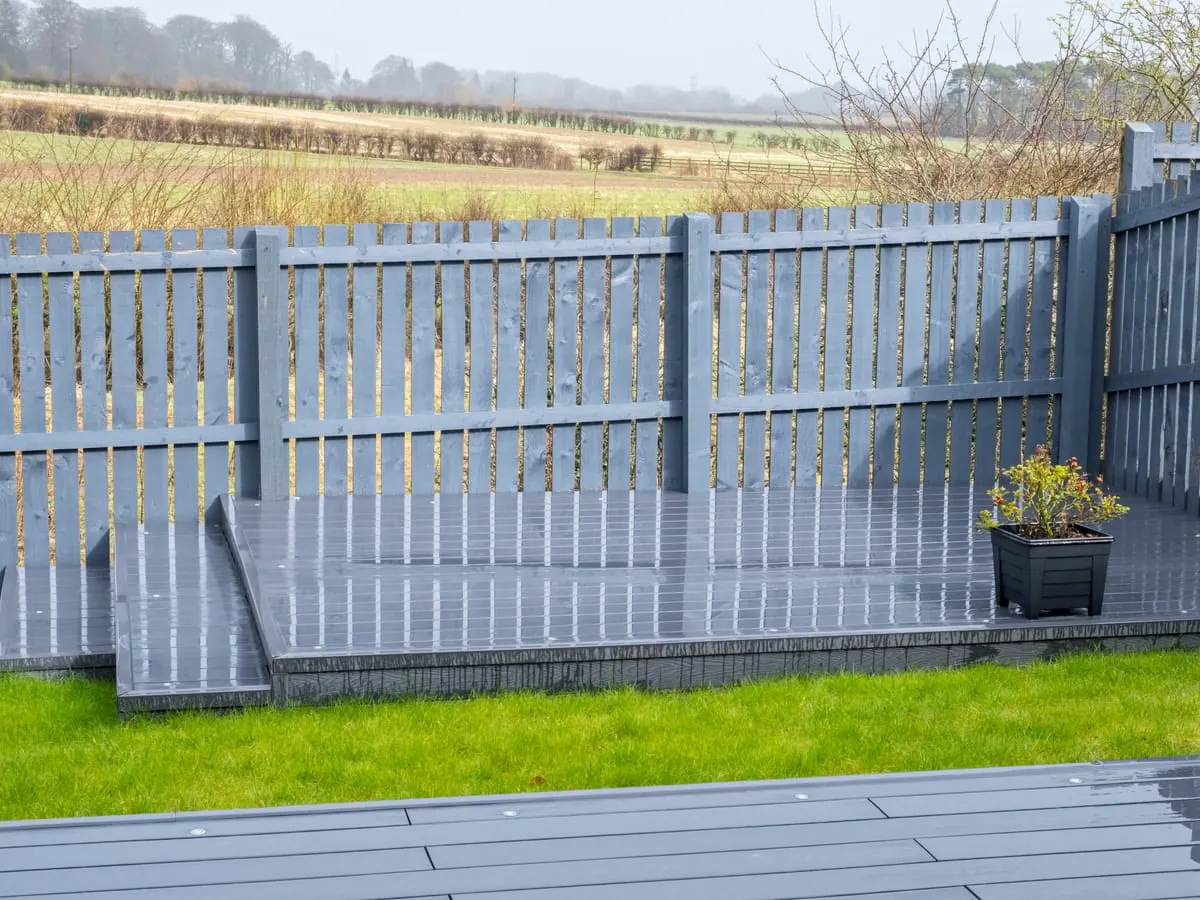 Composite Decking carried out by Bespoke Paving