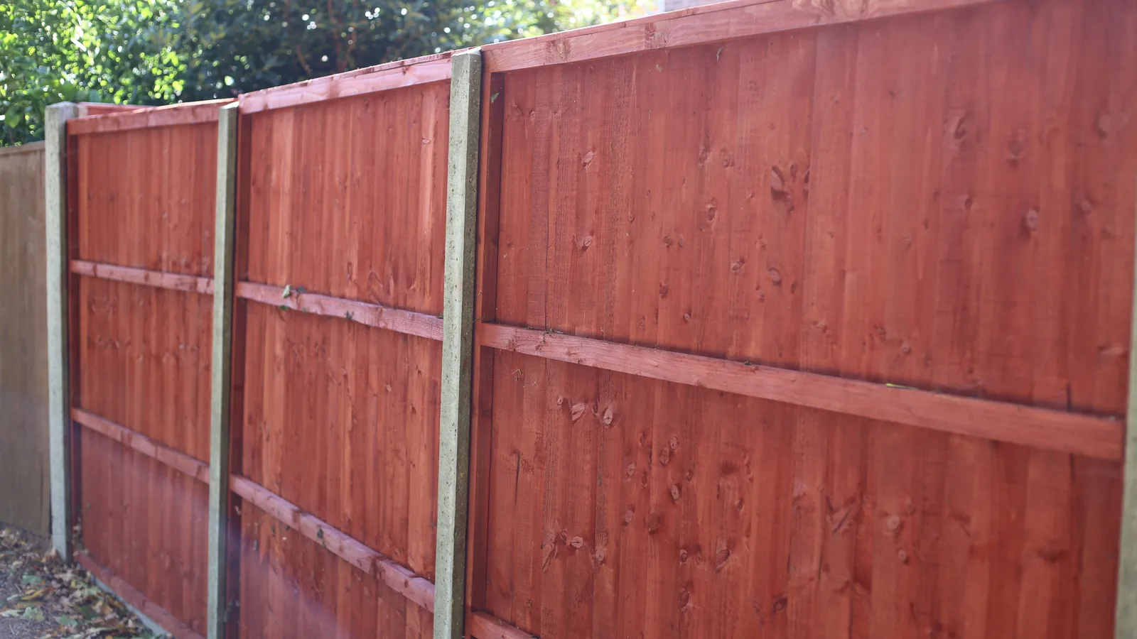 Fencing work carried out by Bespoke Paving