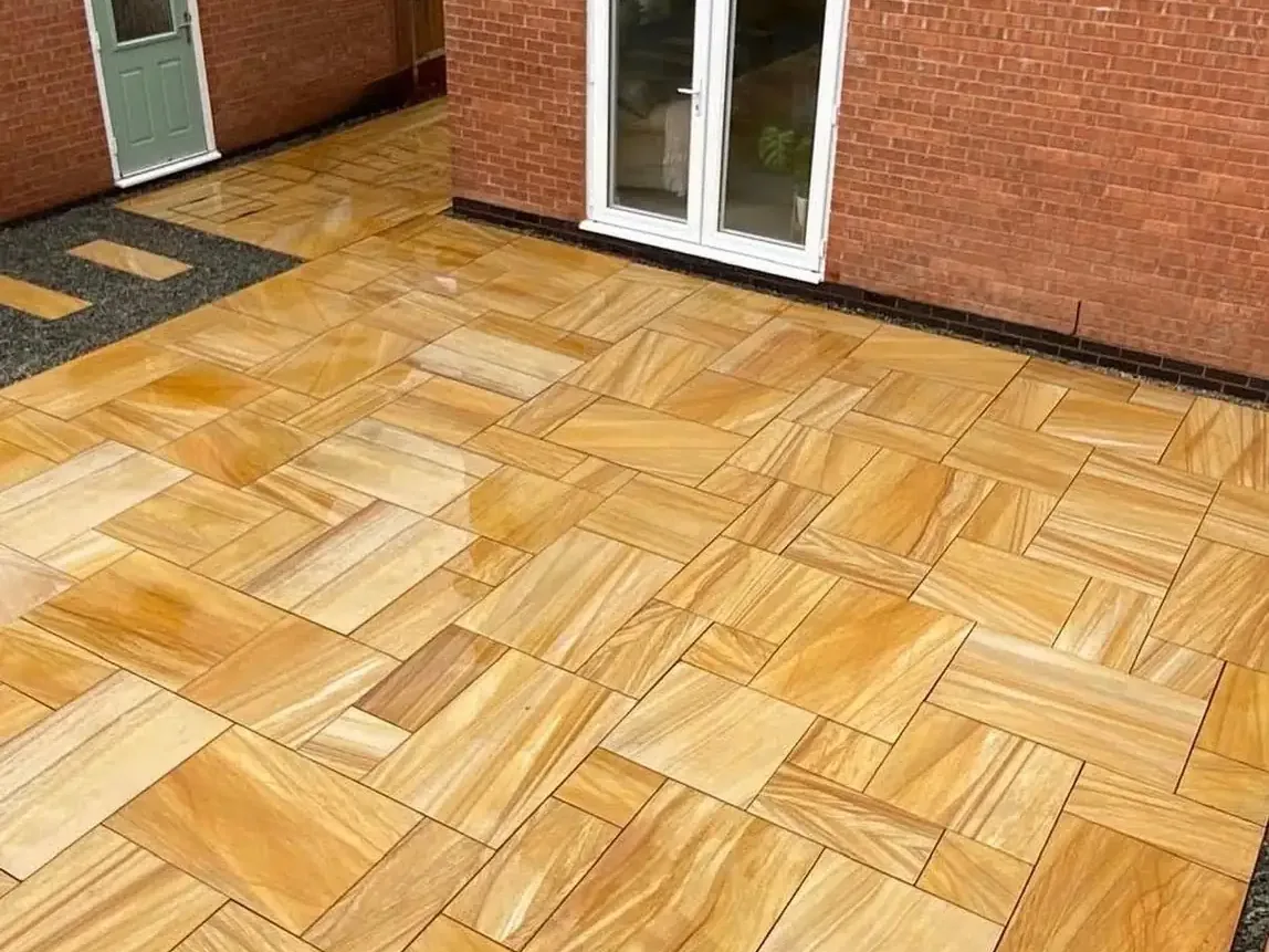 Patio Paving carried out by Bespoke Paving